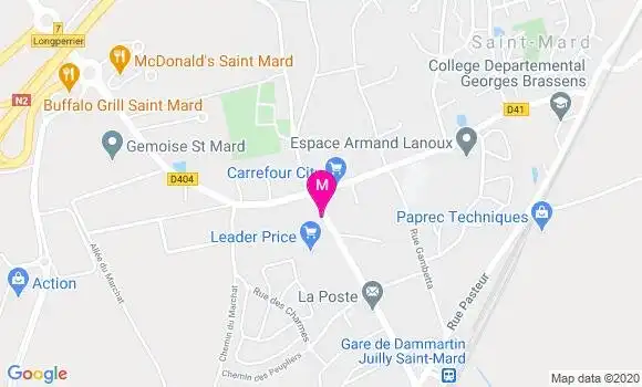 Localisation Dr Vincent Mergault