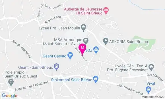 Localisation Dr Marie Laure Nevez