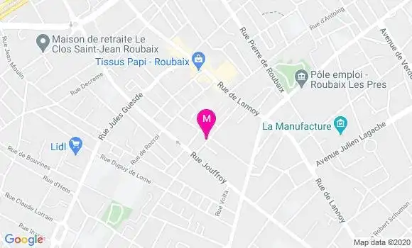 Localisation Dr Gauthier Ricquart