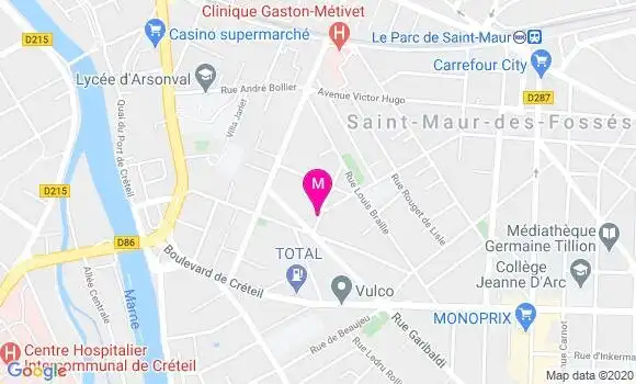 Localisation Dr Vincent Azau