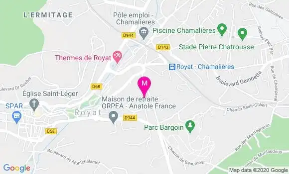 Localisation Dr Bruno Valladier