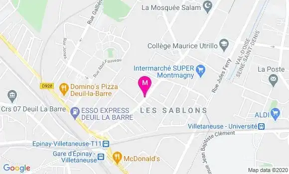 Localisation Dr Philippe Simeau