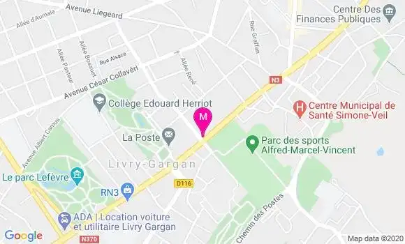 Localisation Dr Catherine Pieuchon