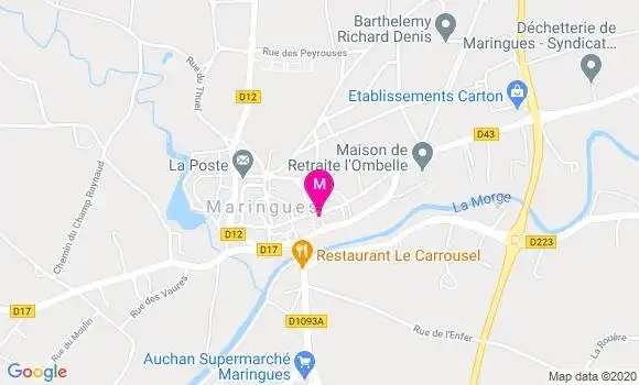 Localisation Dr Laurence Charlier