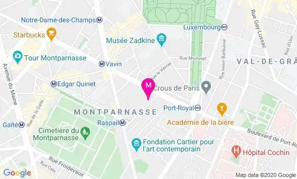 Localisation Dr Marjorie Davenas