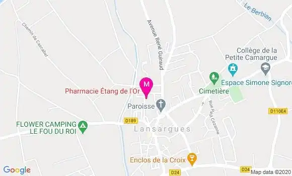 Localisation Dr Isabelle Ponzo