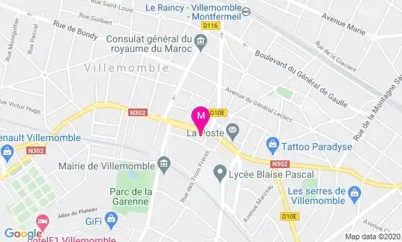 Localisation Dr Sylvie Bavent Rayer
