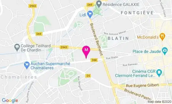 Localisation Dr Catherine Devif