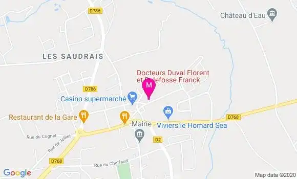 Localisation Dr Serge Le Breuil