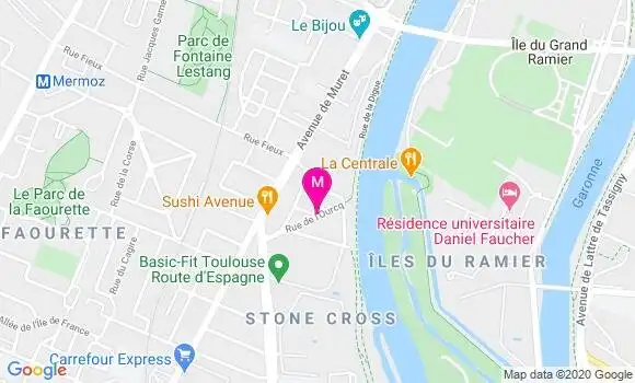 Localisation Dr Isabelle Delsol Laval
