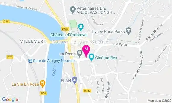 Localisation Dr Laurent Pietrzak
