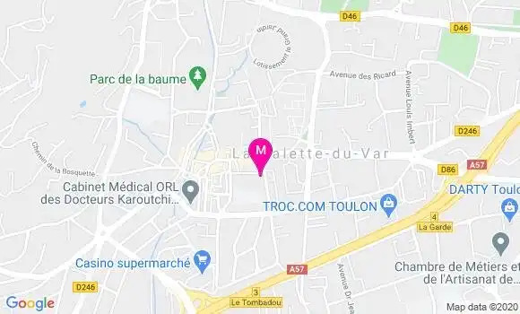 Localisation Dr Eva Lari Martel