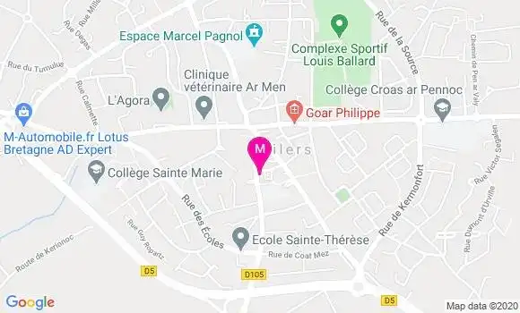 Localisation Dr Valérie Lennon