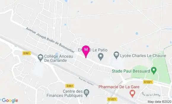 Localisation Dr Francine Beaufils Grimaud