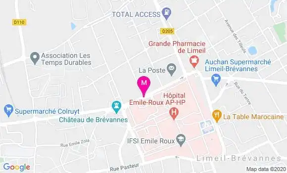 Localisation Dr Aziza Bouzit