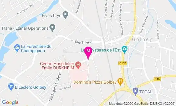 Localisation Dr Marie Christine Cornement Gasmann