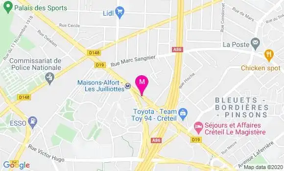 Localisation Dr Antoinette Spassova