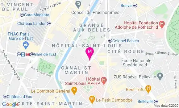 Localisation Dr Jean Philippe Hureau