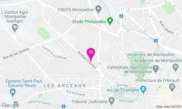 Localisation Dr Béatrice Fabre