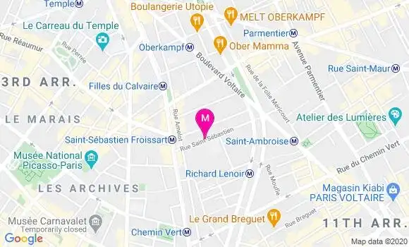 Localisation Dr Christine Chirici