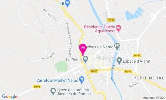 Localisation Dr Patricia Faget