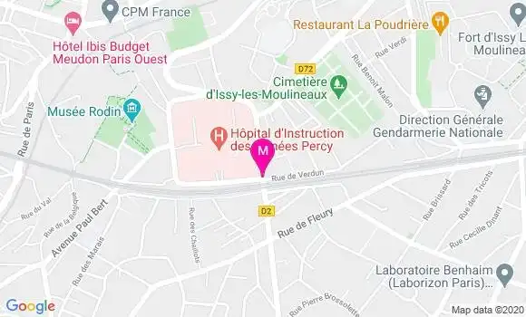 Localisation Dr Anne Laurent Priou