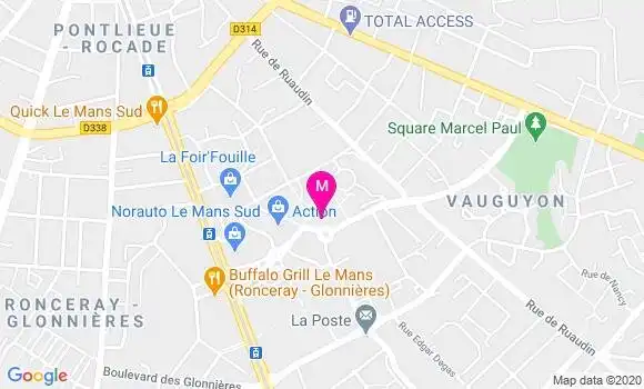 Localisation Dr Marie Ange Lecomte