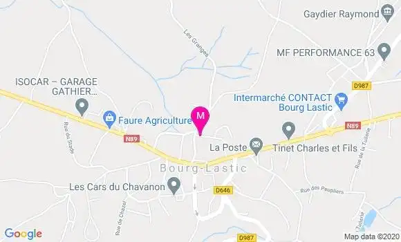 Localisation Dr Sylvie Covacin Rave