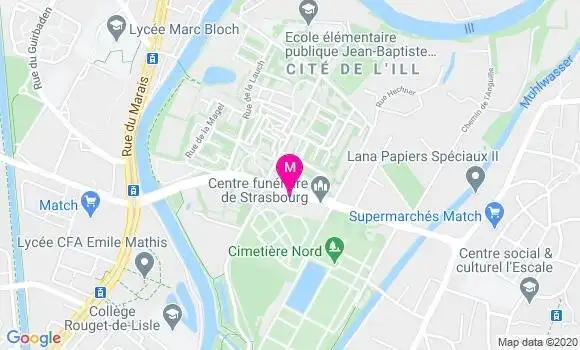 Localisation Dr Cécile Mosbrucker