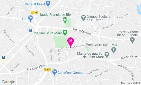 Localisation Dr Aurélie Fave