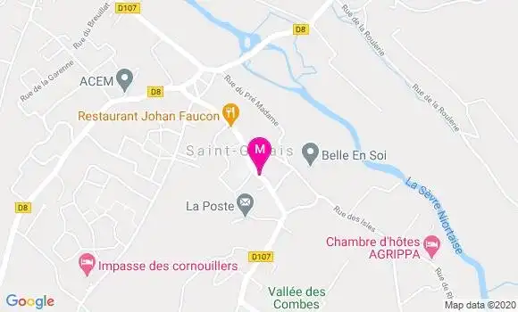 Localisation Dr Florence Arenou Lechevalier