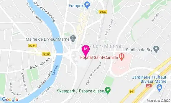 Localisation Dr Sabine Cagnon Brunello