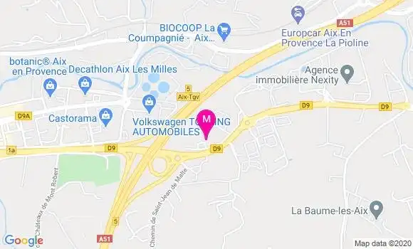 Localisation Dr Gilbert Baldocchi