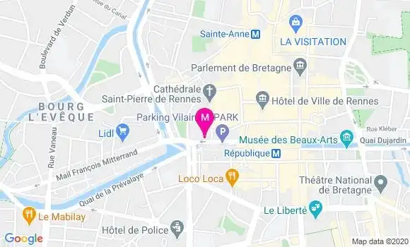 Localisation Dr Nelly Carsin Nautré