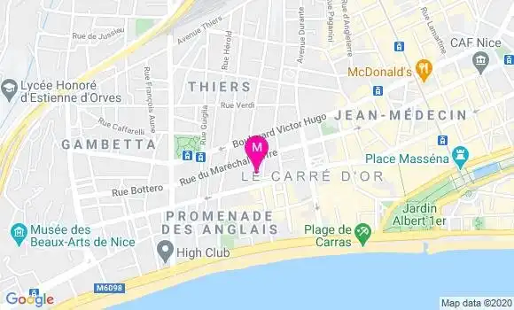 Localisation Dr Christine De Georges