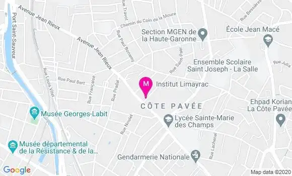 Localisation Dr Jean Pierre Dartigues