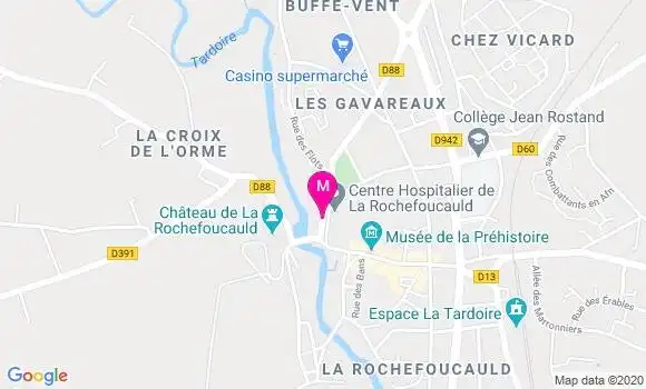 Localisation Dr Catherine Marteau