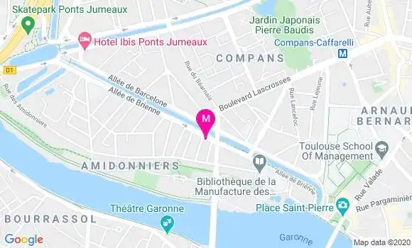 Localisation Dr Elisabeth Dumas