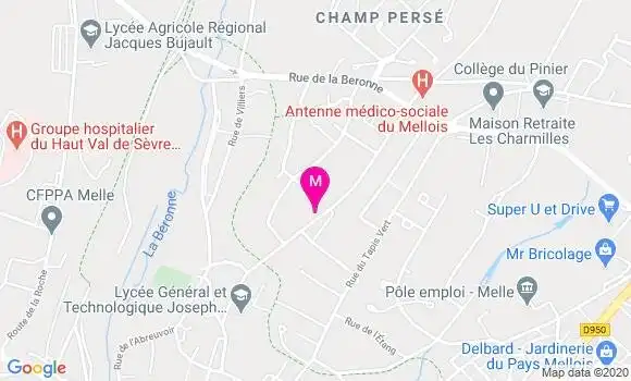 Localisation Dr Sophie Brouard