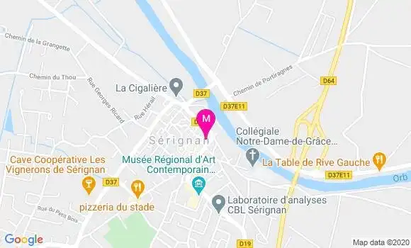 Localisation Dr Bouchra Lamri