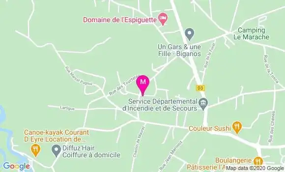 Localisation Dr Mireille Fleury