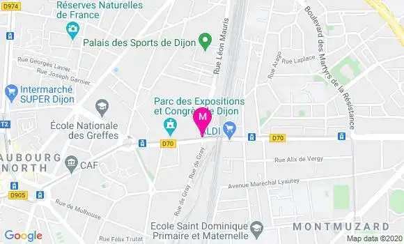 Localisation Dr Anne Mercey