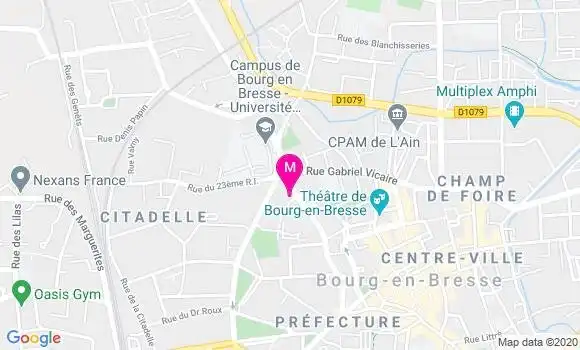 Localisation Dr Dominique Deyber Herve