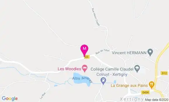 Localisation Dr Christine Cornement Perrard