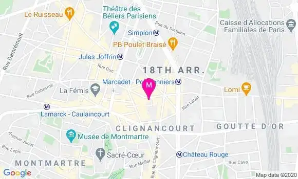 Localisation Dr Isabelle Weisser