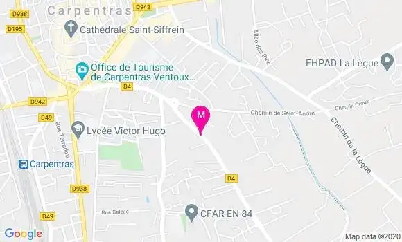 Localisation Dr Philippe Maurel