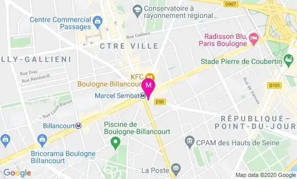 Localisation Dr Marion Lavril Robey
