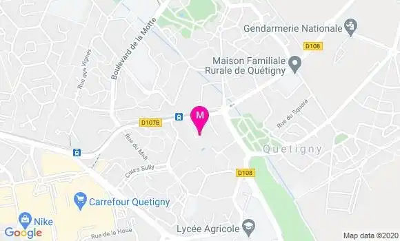 Localisation Dr Pascale Bergeret