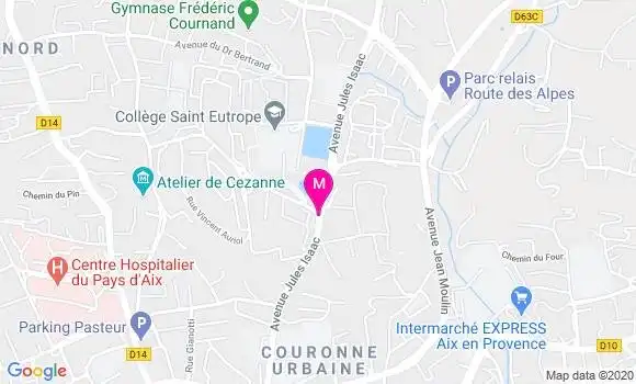 Localisation Dr Maguelonne Monod