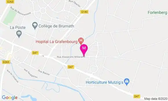 Localisation Dr Christine Contamin